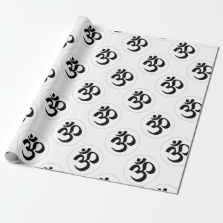Aum symbol (svarten med silverringen) presentpapper