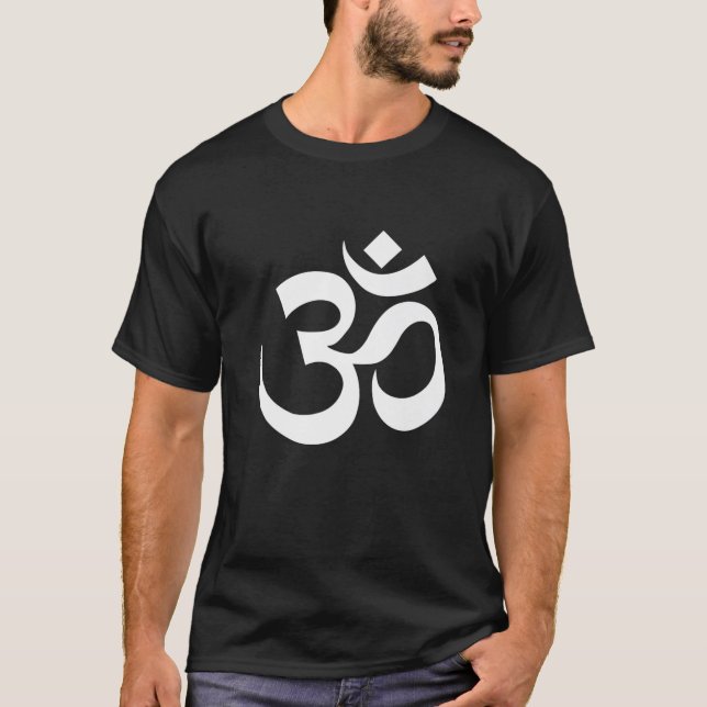 Aum Symbol Yoga Meditation Manar Women Yogi Teache T Shirt (Framsida)