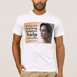 Aung San Suu Kyi citationstecken Tee Shirt