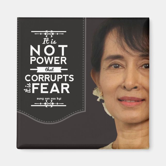 Aung San Suu Kyi har ingen makt, det är rädsla Magnet (Framsidan)