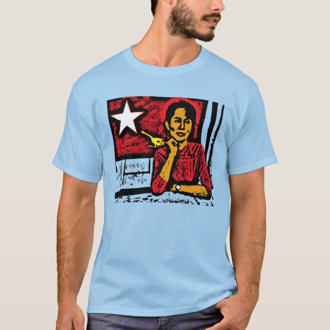 Aung San Suu Kyi T-shirt (Framsida)