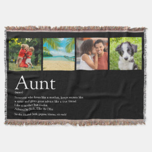 Aunt Auntie Definition Foto Collage Filt
