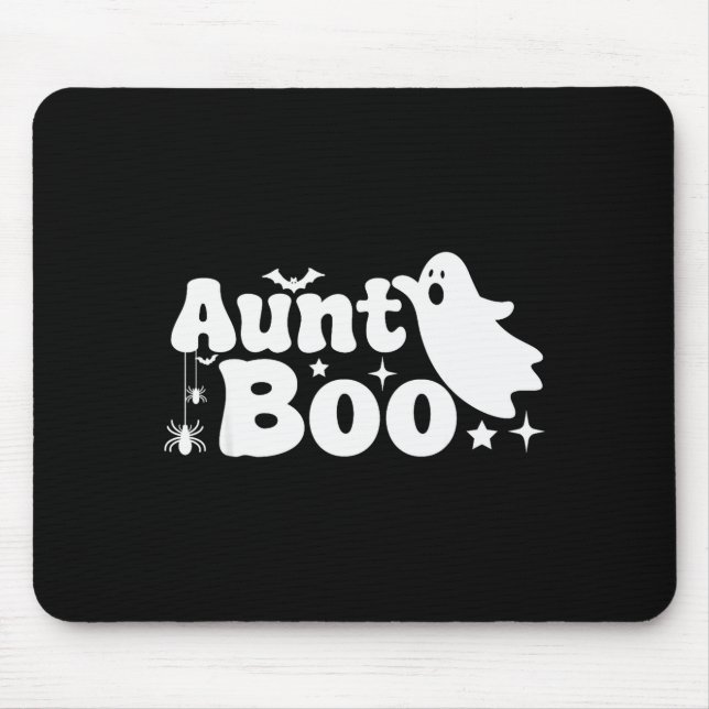Aunt Boo Funny Ghost Halloween Family Matching  Musmatta (Framsidan)
