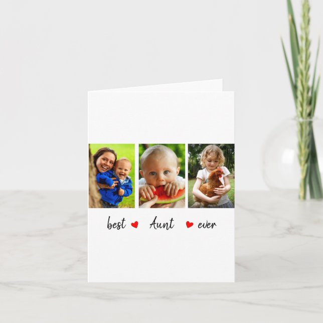 Aunt Ever 3 Photo  Kort (Framsida)