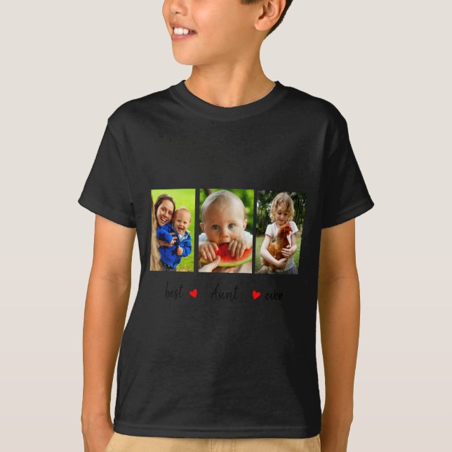 Aunt Ever 3 Photo  T Shirt (Framsida)