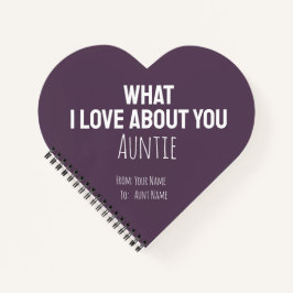 Aunt Gifts Auntie Cool Unique Modern Heart