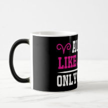 Aunt Like A Mom Only Cooler Funny Pink Text Black 