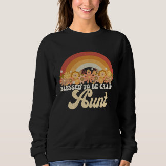 Aunt Mothers Day Blessed To Be Called Aunt Groovy  T Shirt