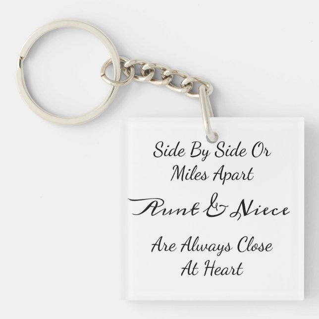 Aunt & Niece Quote – Side By Side or Miles Apart (Framsidan)