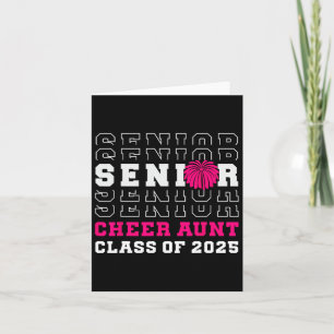 Aunt till senior cheerleader hejar kl 2025 examen kort