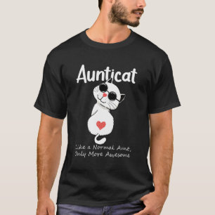 Aunticat som en faster bara fantastisk Auntie söt T Shirt