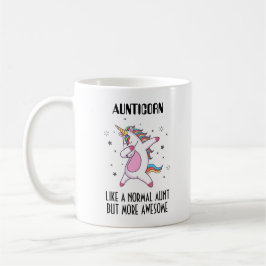 Aunticorn Gift för Moster Kaffemugg