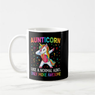Aunticorn Like An Aunt Only Awesome Dabbing Unicor Kaffemugg
