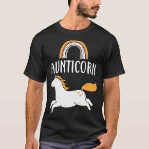 Aunticorn Moster Cute Unicorn Women T Shirt