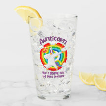 Aunticorn som ett normalt Moster men mer Fantastis