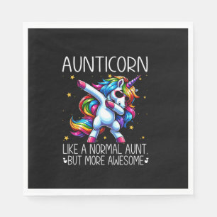 Aunticorn som vanlig faster men mer awesome Dabbin Pappersservett
