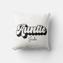 Auntie and Auntie's Bestie Personlig svg Kudde