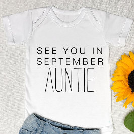Auntie Anpassningsbar Baby Meddelande om nya Moste T Shirt