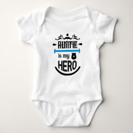 Auntie är min hjälte Baby-bodysuit T Shirt