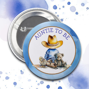 Auntie att vara av Lil'Cowboy Babyskor Knapp