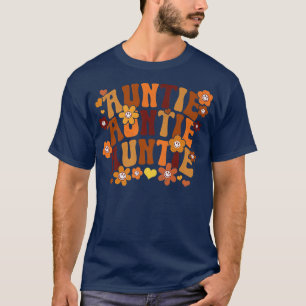 Auntie Autumn Fall Vintage Retro Groovy Hippie Flo T Shirt