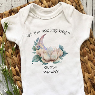 Auntie Baby Meddelande om nya Anpassningsbarna Mos T Shirt