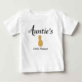 Auntie Baby Småbarn Clothes Peanut Niece Nephew T Shirt