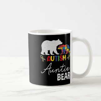 Auntie Bear Autism Awareness Moster Women Gift Kaffemugg
