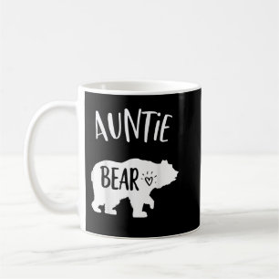 Auntie björngrafik för bästa moster i världen kaffemugg