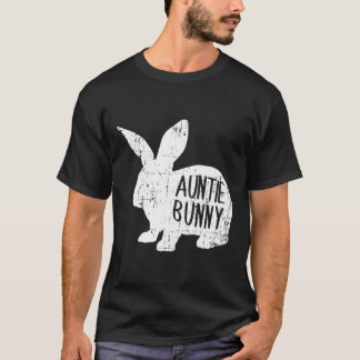 Auntie Bunny Matching Family Påsk Rabbit Gift Fo T Shirt