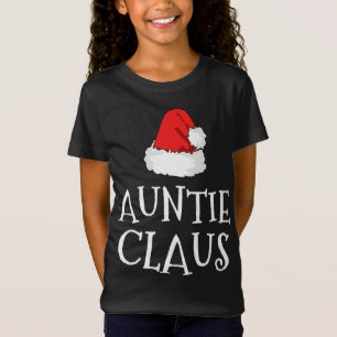 Auntie Claus jul-familjens familj Matching P T Shirt