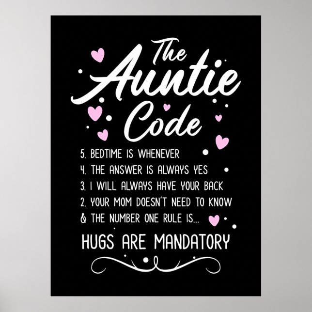 Auntie Code Poster (Framsidan)