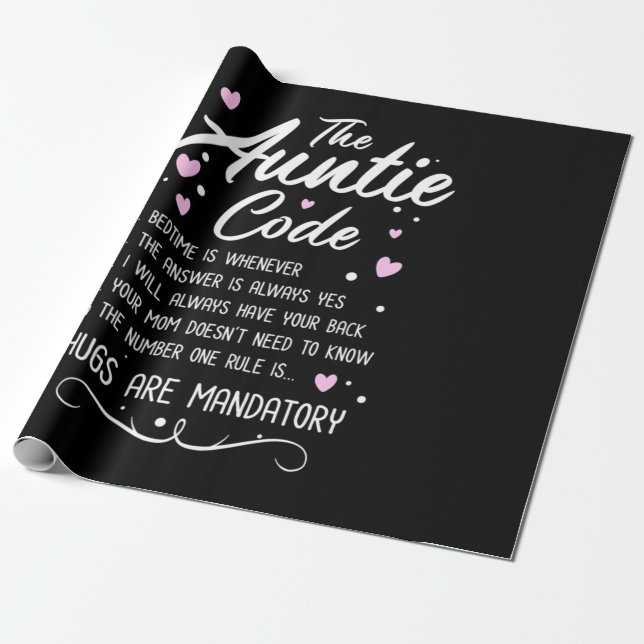 Auntie Code Presentpapper (Utrullad)