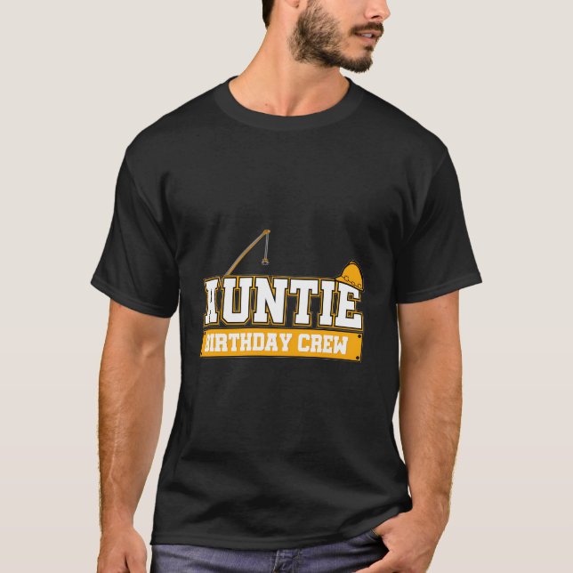 Auntie Crew-Construction Theme Py T Shirt (Framsida)