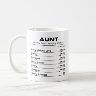 Auntie Cute Caring Best Moster Kaffemugg