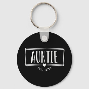 Auntie Est. Anpassningsbar Moster inrättade nya M Nyckelring