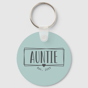 Auntie Est. Anpassningsbar Moster inrättade nya Mo Nyckelring