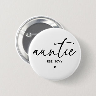 Auntie Etablerad Elegant Typography New Moster Knapp