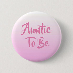 Auntie för att vara babyskor knapp