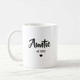 Auntie Gravid Announcement Gift Kaffemugg