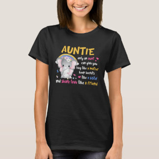 Auntie  Hug Like A Mother Keeps Secrets Like A Sis T Shirt
