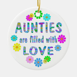 Auntie Julgransprydnad Keramik