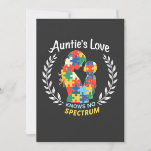 Auntie Kärlek har ingen kännedom om spektrumautism Inbjudningar