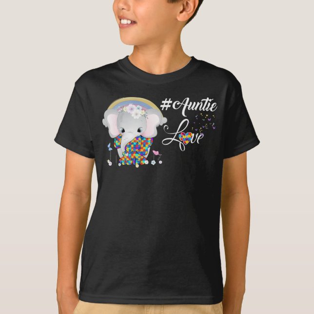 auntie kärlek t shirt (Framsida)