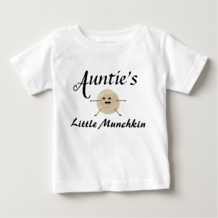 Auntie Little Munchkin Niece Nephew Cute Småbarn T Shirt