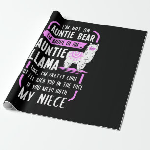 Auntie Llama Presentpapper