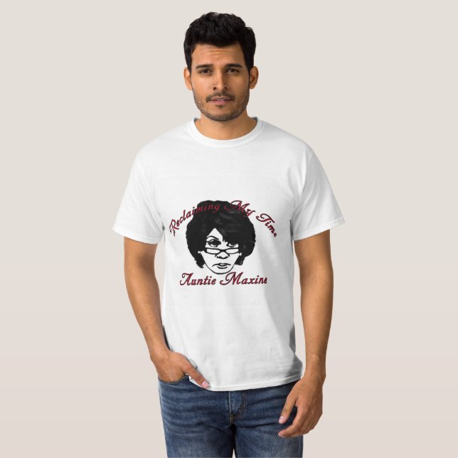 Auntie Maxine Vatten - Återkalla min tid T-shirt (Hel framsida)