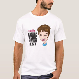 Auntie Meme Veta Bäst Tee Shirt