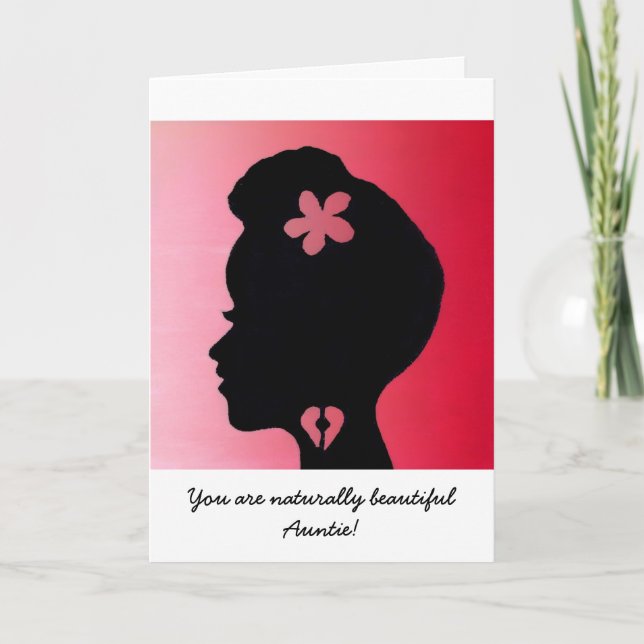 "Auntie" Mors dag Card av Alicia L. McDaniel Kort (Framsida)