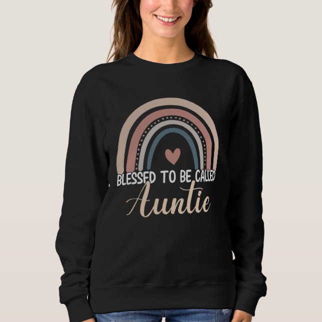 Auntie Mothers Day Blessed To Be Called Auntie Rai T Shirt (Framsida)